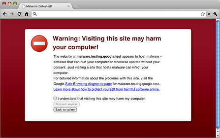 Безпечний перегляд у Google Chrome