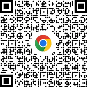 QR-код для завантаження вебпереглядача Chrome на мобільні пристрої