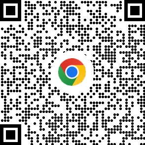 QR-код для завантаження вебпереглядача Chrome на мобільні пристрої
